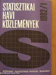 Statisztikai havi közlemények 1982. január-december I-II.