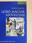 Leíró magyar szövegtan