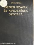 Idegen szavak és kifejezések szótára