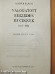 Válogatott beszédek és cikkek 1957-1974