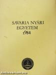 Savaria nyári egyetem 1984