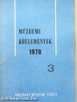 Múzeumi Közlemények 1970/3.