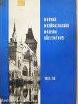 Magyar Mezőgazdasági Múzeum Közleményei 1965-66