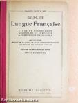 Cours de Langue Francaise