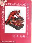 A magyarországi forradalmak krónikája 1918-1919