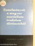 Tanulmányok a magyar szocialista irodalom történetéből