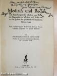 Medizin und recht (dedikált példány)