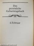 Das persönliche Geburtstagsbuch, 4. Februar