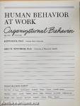 Human Behavior at Work