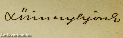 Az özvegy falu (dedikált példány)