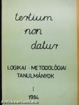 Tertium non datur 1984/I.