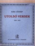 Utolsó versek