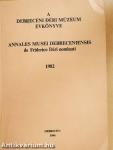 A debreceni Déri Múzeum évkönyve 1982