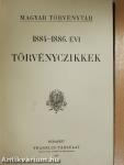 1884-1886. évi törvényczikkek