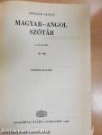 Magyar-angol szótár I-II.