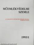 Műemlékvédelmi szemle 1993/1-2.