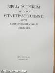Biblia Pauperum és előtte a Vita et passio Christi képei a Szépművészeti Múzeum kódexében