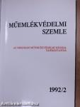 Műemlékvédelmi szemle 1992/1-2.