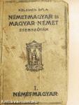 Magyar és német zsebszótár I.