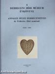 A Debreceni Déri Múzeum évkönyve 1960-1961