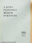A Janus Pannonius Múzeum Évkönyve 1971.