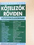 Kötelezők röviden középiskolásoknak 4.