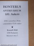 Honterus Antikvárium 100. aukció