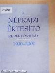 A Néprajzi Értesítő repertóriuma 1900-2000