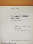 A magyar építészet 1867-1967 (dedikált példány)