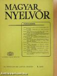 Magyar Nyelvőr 1989. január-március