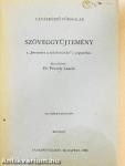 Szöveggyűjtemény a "Bevezetés a műelemzésbe" c. jegyzethez