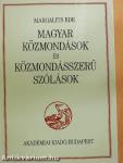 Magyar közmondások és közmondásszerű szólások