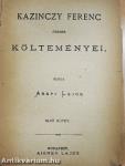 Kazinczy Ferenc összes költeményei I. (rossz állapotú)