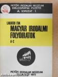 Magyar Irodalmi Folyóiratok