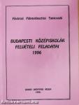 Budapesti középiskolák felvételi feladatai 1996