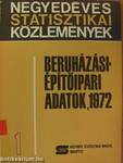 Beruházási-építőipari adatok, 1972/1.