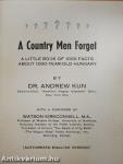 A Country Men Forget