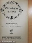 Sternbüchlein für 1918. (gótbetűs)