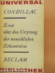 Essai über den Ursprung der Menschlichen Erkenntnisse