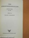 Das Johannesevangelium I.