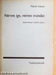 Német ige, német mondat