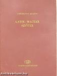 Latin-magyar szótár