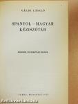 Spanyol-magyar kéziszótár