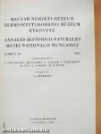 Magyar Nemzeti Múzeum-Természettudományi Múzeum évkönyve 1963.