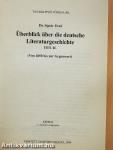 Überblick über die deutsche Literaturgeschichte II.