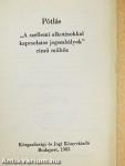 Pótlás "A szellemi alkotásokkal kapcsolatos jogszabályok" című műhöz