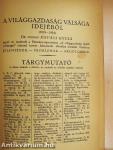 A világgazdaság ujabb jelenségei I-VII, IX-XII.