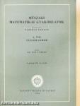 Műszaki matematikai gyakorlatok A. VIII.