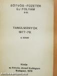 Tanulmányok 1977-79 II.