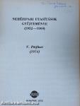 Nehézipari utasítások gyűjteménye (1952-1969) V. Pótfüzet